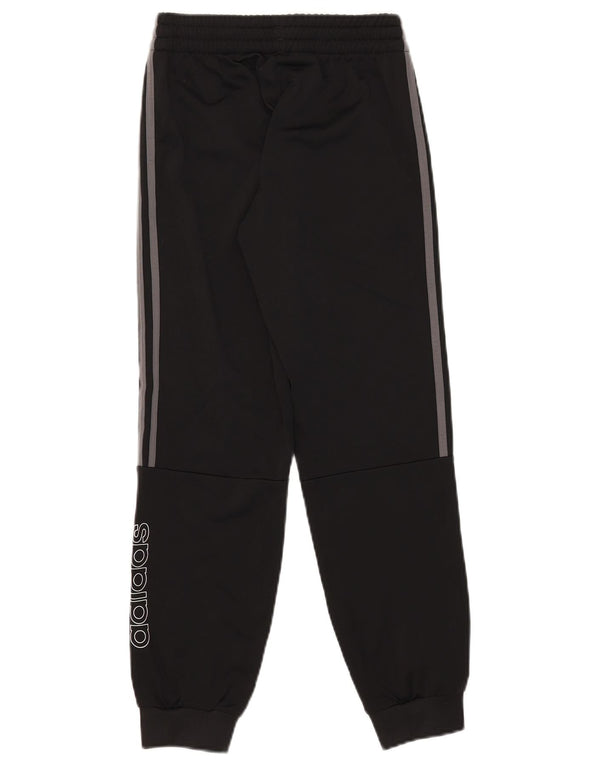Adidas Pantalon de survêtement graphique pour garçon 11-12 ans Noir Polyester