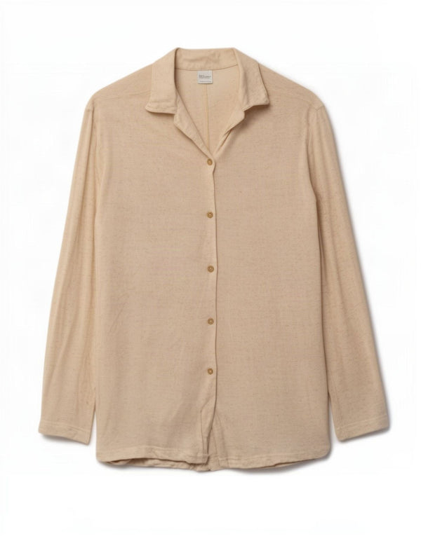 Benetton Cardigan long pour femme UK 14 Beige moyen moucheté
