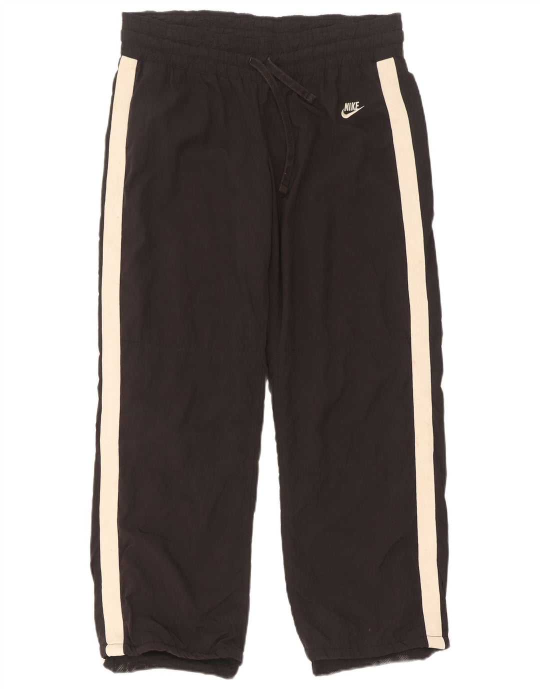 Nike Pantalon de survêtement pour femme US 8/10 Polyester color block noir moyen