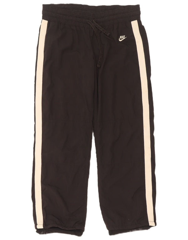 Nike Pantalon de survêtement pour femme US 8/10 Polyester color block noir moyen