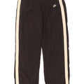 Nike Pantalon de survêtement pour femme US 8/10 Polyester color block noir moyen