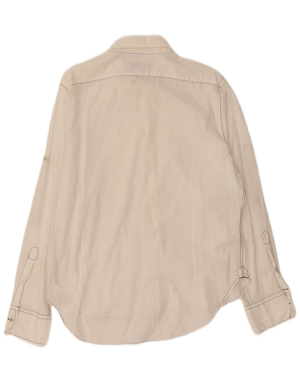 Chemise Homme Zara XL Coton Blanc