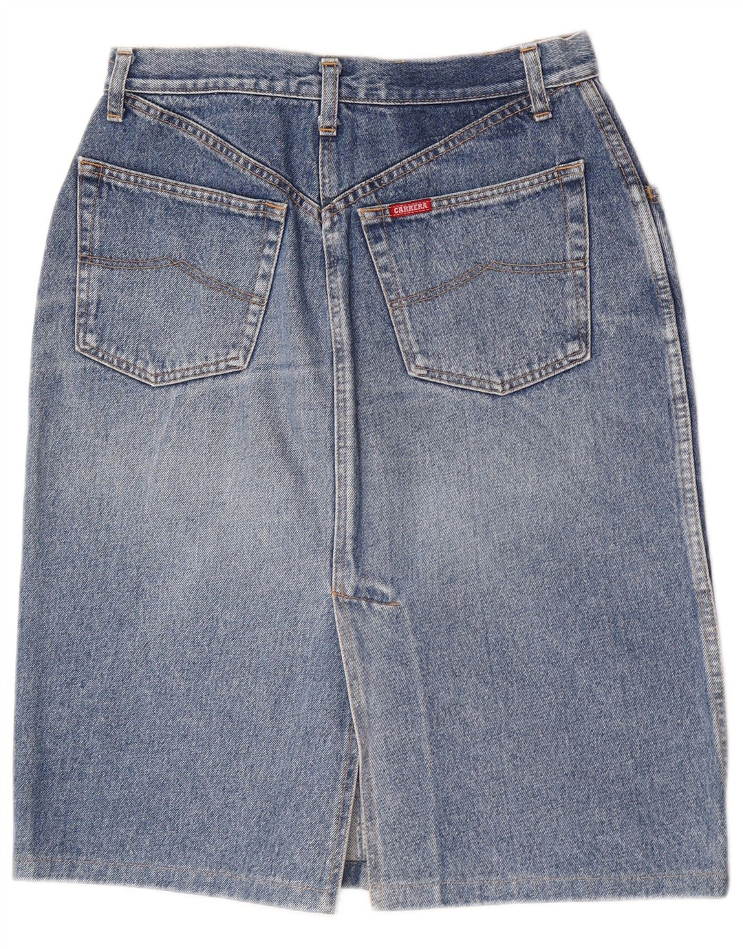 Carrera Femme Jupe En Jean W30 Bleu Moyen Coton