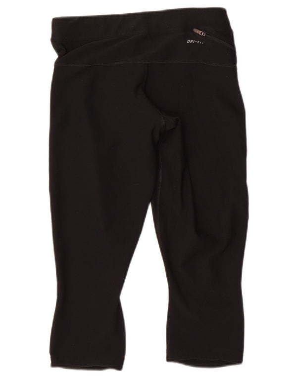 Nike Legging Capri Dri Fit pour femme UK 14 Noir moyen