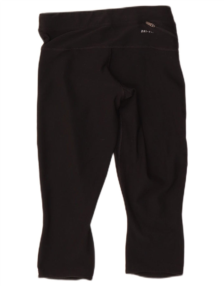 Nike Legging Capri Dri Fit pour femme UK 14 Noir moyen