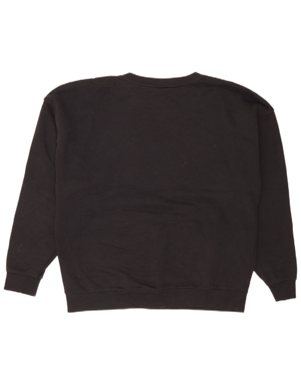 Nike Sweat-shirt coupe ample pour homme en coton noir Taille S