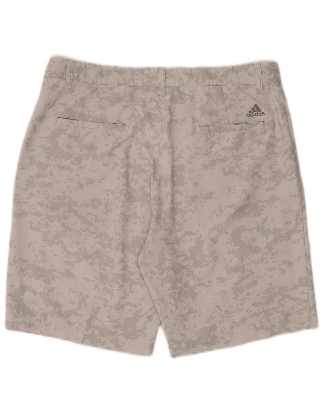 Adidas Short de sport pour homme Large Gris Camouflage Polyester