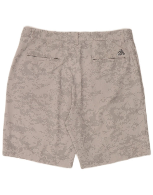 Adidas Short de sport pour homme Large Gris Camouflage Polyester