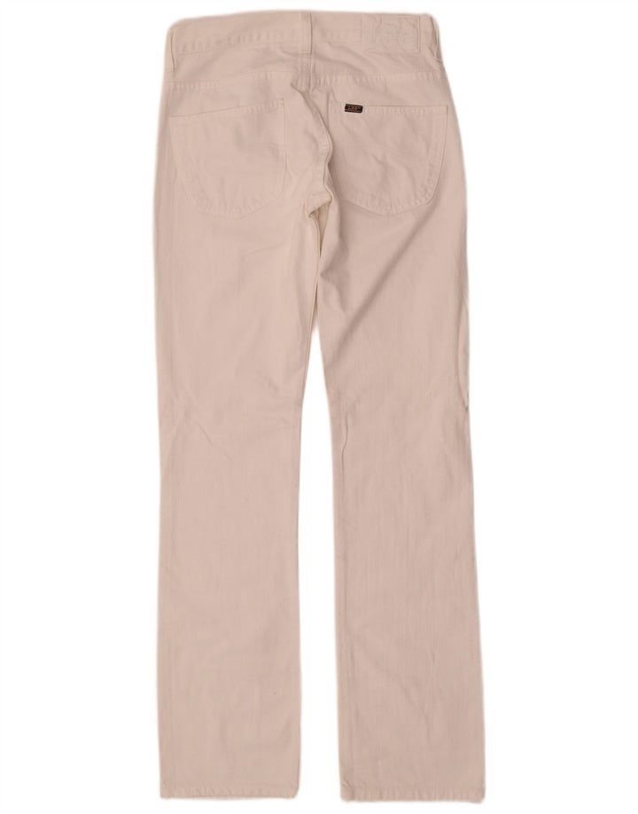 Lee Jean Droit Knox W30 L34 Homme Blanc Coton