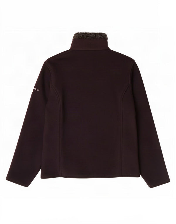 Lee Valley Veste Sherpa Femme UK 38 Medium Bleu Marine Polyester
