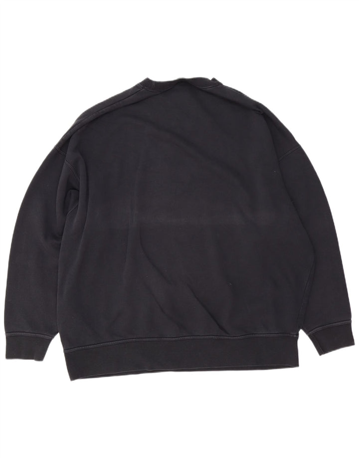 NIKE Sweat-shirt coupe ample pour homme, petit, en coton noir