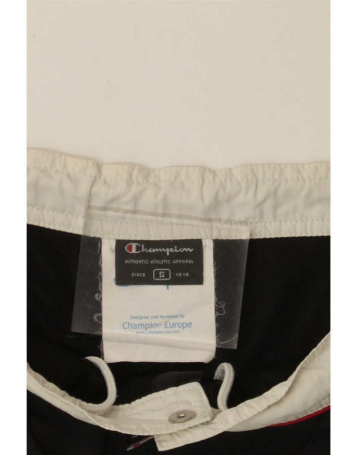 CHAMPION Short de Bain Graphique Homme Small Noir Colorblock Polyamide