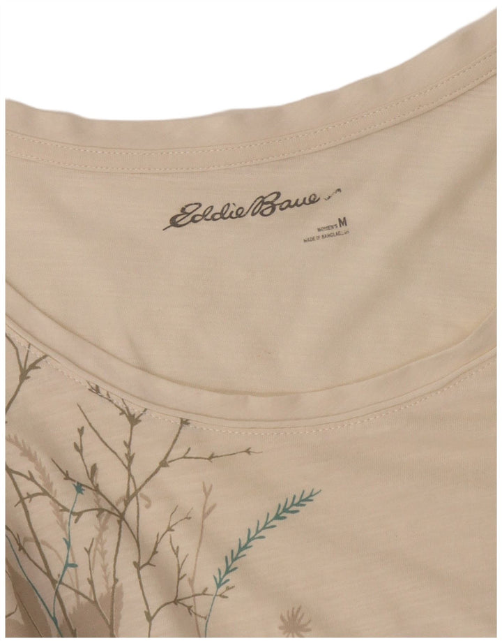 Eddie Bauer Tunique pour femme UK 12 Medium Off White Floral