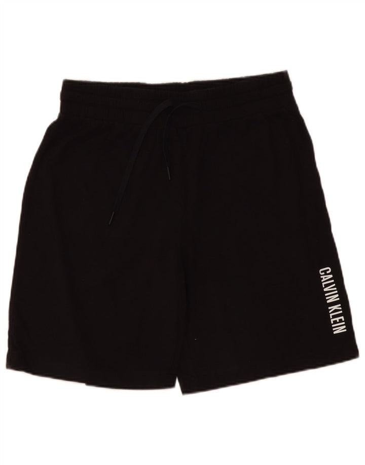 Calvin Klein Short de Bain Graphique Homme Noir Moyen Coton