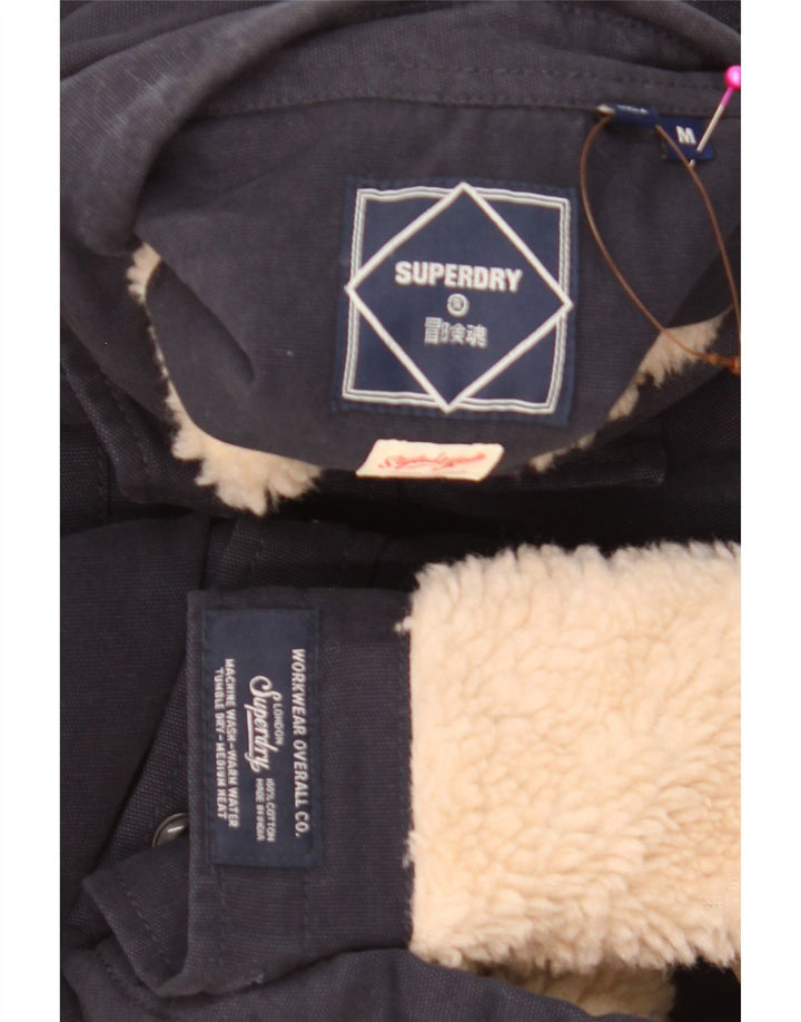 Superdry Chemise Sherpa Lumberjack Homme Bleu Marine Moyen Coton