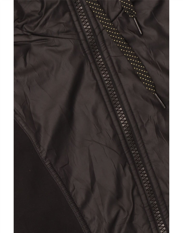 Adidas Climalite Survêtement Top Veste UK 12 Medium Noir Polyester