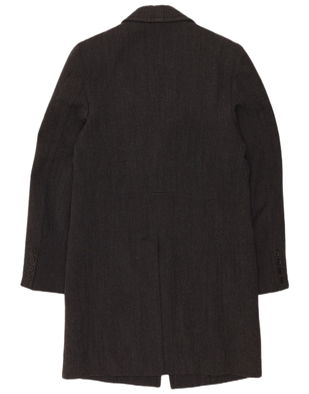vintage Mens Overcoat IT 46 Petit Gris Coton