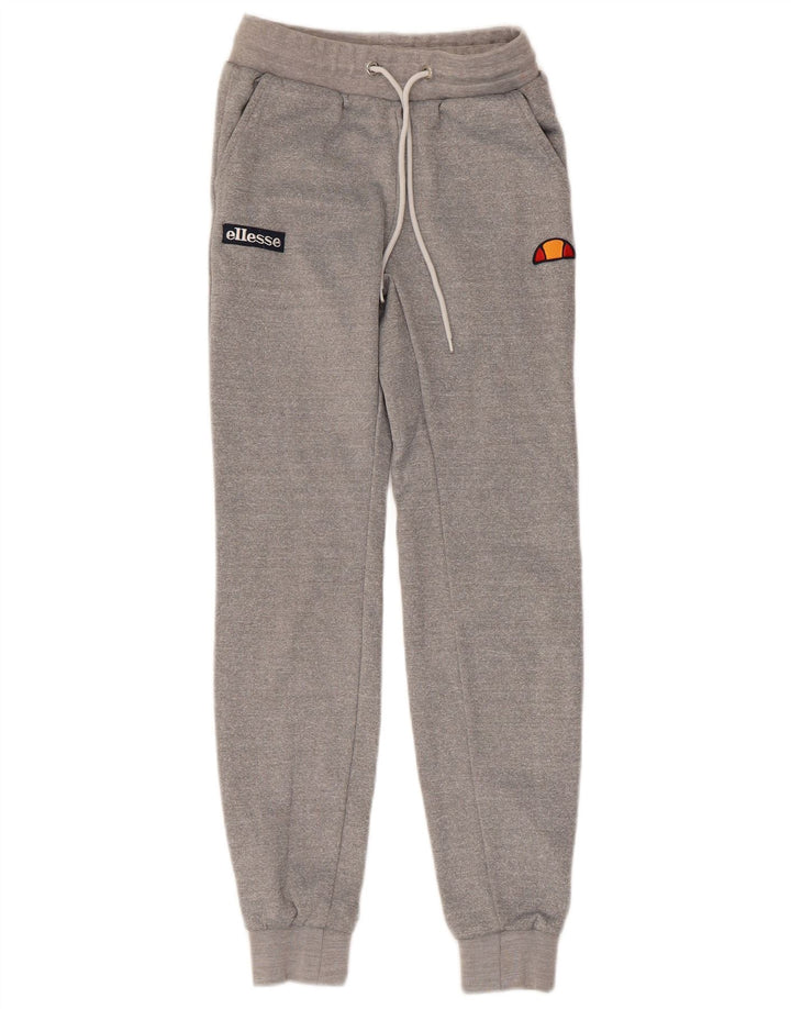 Ellesse Pantalon de survêtement pour femme Pantalon de jogging UK 4 XS Gris Polyester