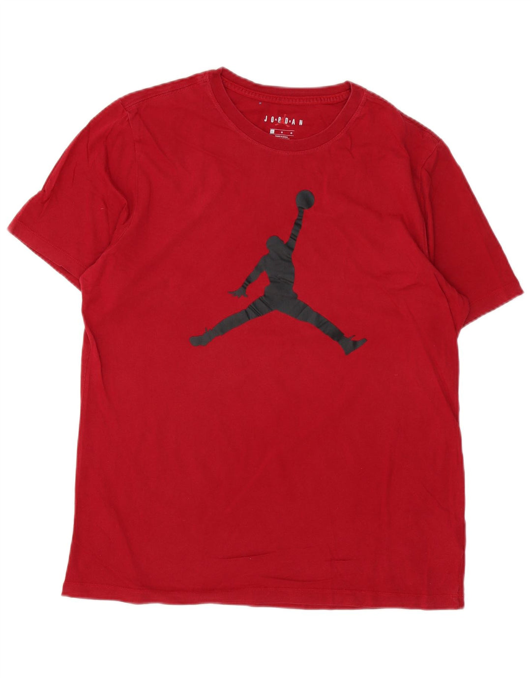 Jordan T-shirt graphique pour homme en coton rouge Taille L