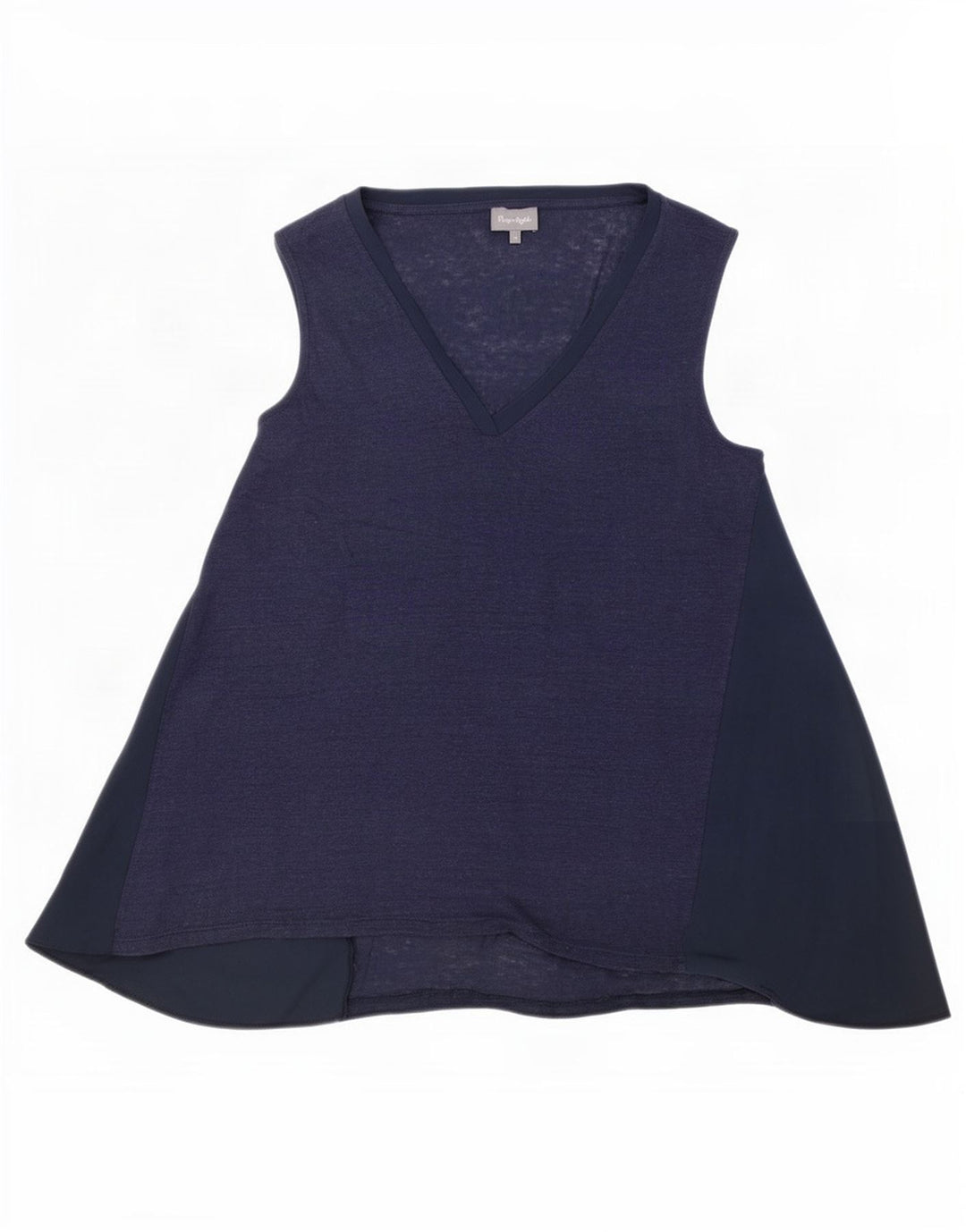 Phase Eight Tunique Femme UK 14 Lin Bleu Marine Moyen