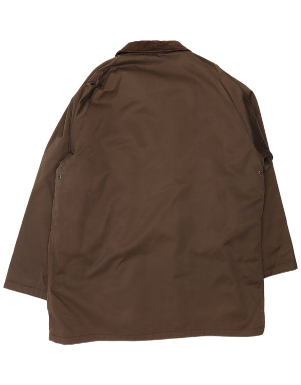 Corneliani Veste utilitaire Sherpa pour homme IT 56 3XL en coton marron