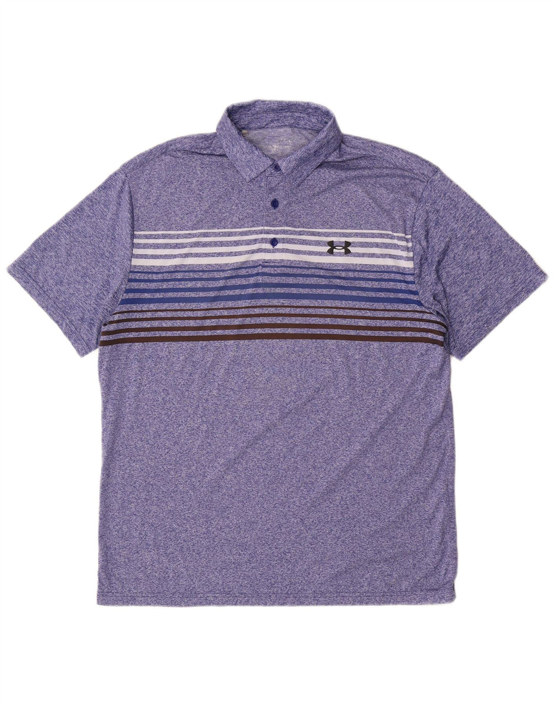 Under Armour Polo Homme Large Bleu Rayé