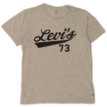 Levi's Tee-Shirt Graphique Homme Gris Moyen Flecked Cotton