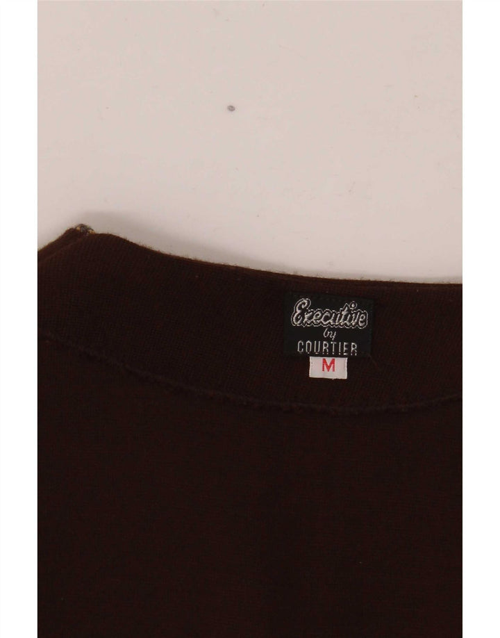 gilet homme vintage marron moyen