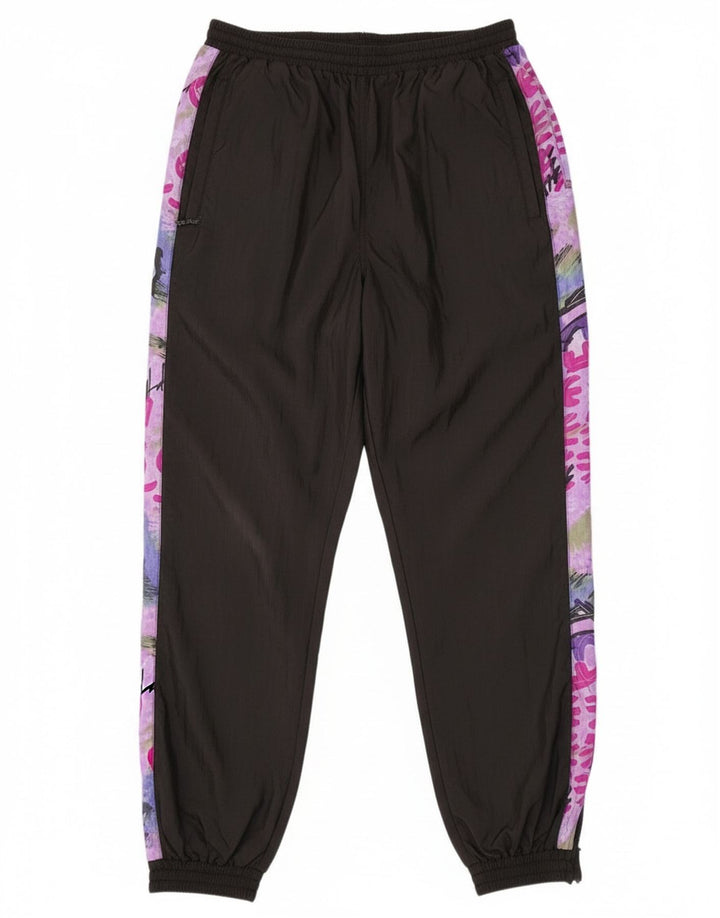 Rodeo Pantalon De Survêtement Femme Joggers IT 46 Large Noir Colourblock