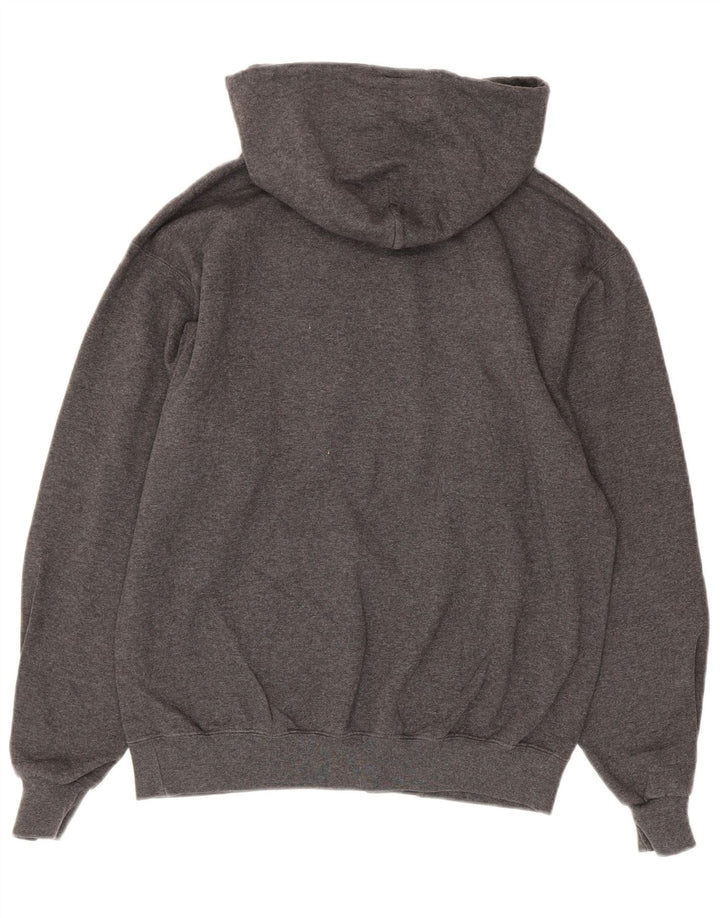 Champion Pull à Capuche Graphique Homme Gris Moyen Coton