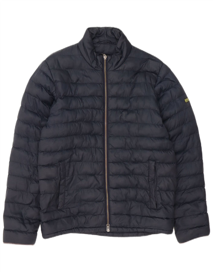 Barbour Veste matelassée pour homme UK 36 Small Bleu Marine Polyester