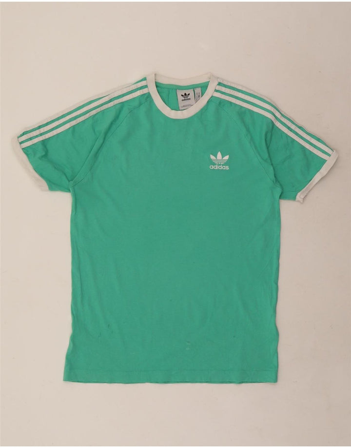 Adidas T-Shirt Homme Top Coton Turquoise Moyen