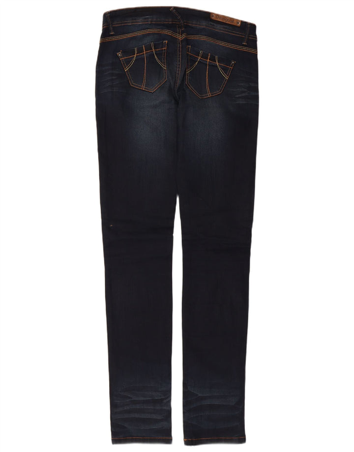 Desigual Jean Slim Femme W30 L32 Bleu Marine Coton
