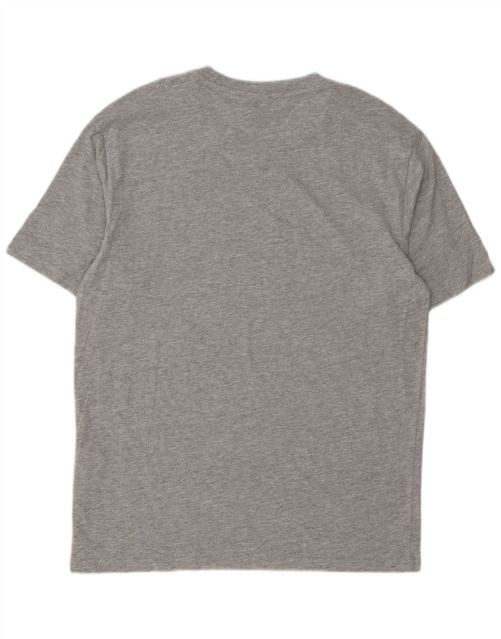 CHAMPION T-Shirt Homme Gris Moyen Chiné Coton