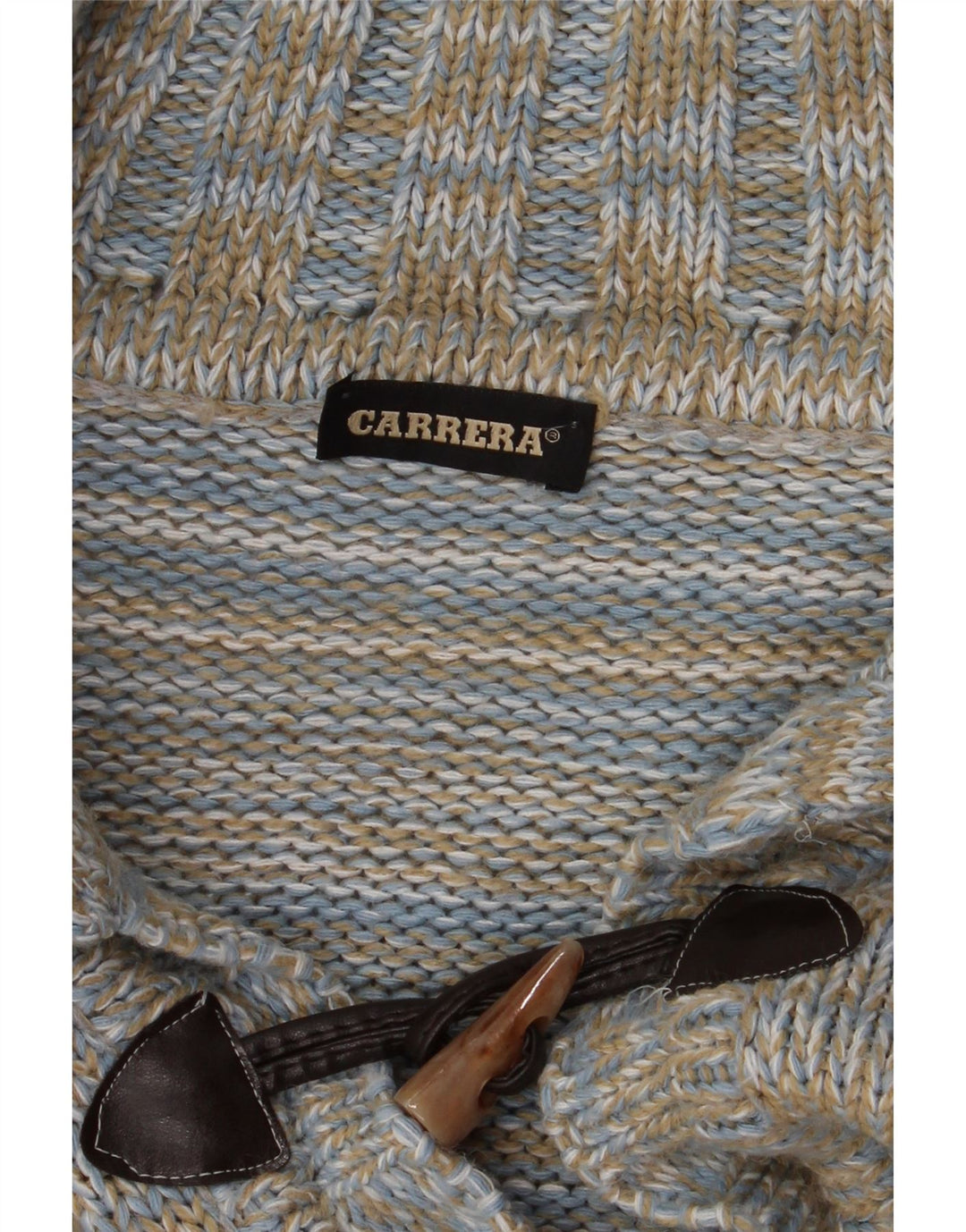 Carrera Femme Cardigan Pull UK 18 XL Multicolore Pinstripe