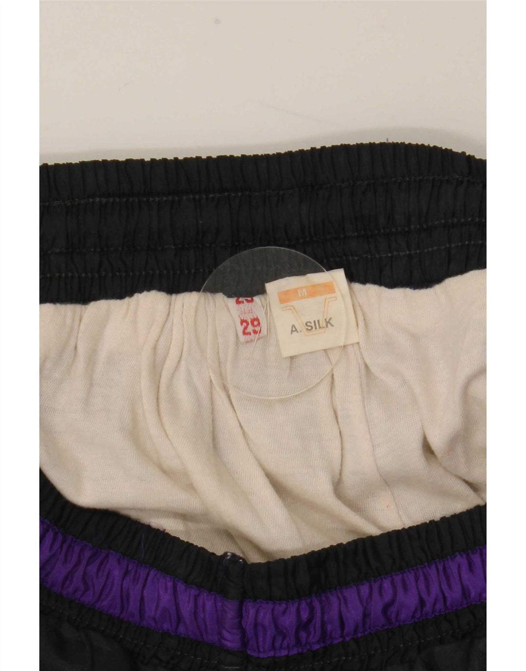 Pantalon de survêtement vintage pour homme Joggers Medium Black Colourblock
