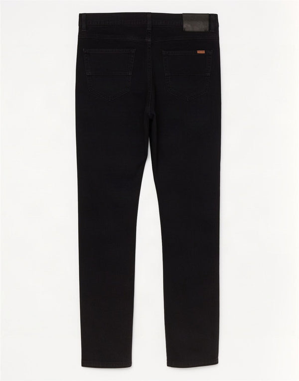 Zara Pantalon décontracté skinny pour homme EU 42 Large W32 L30 Noir