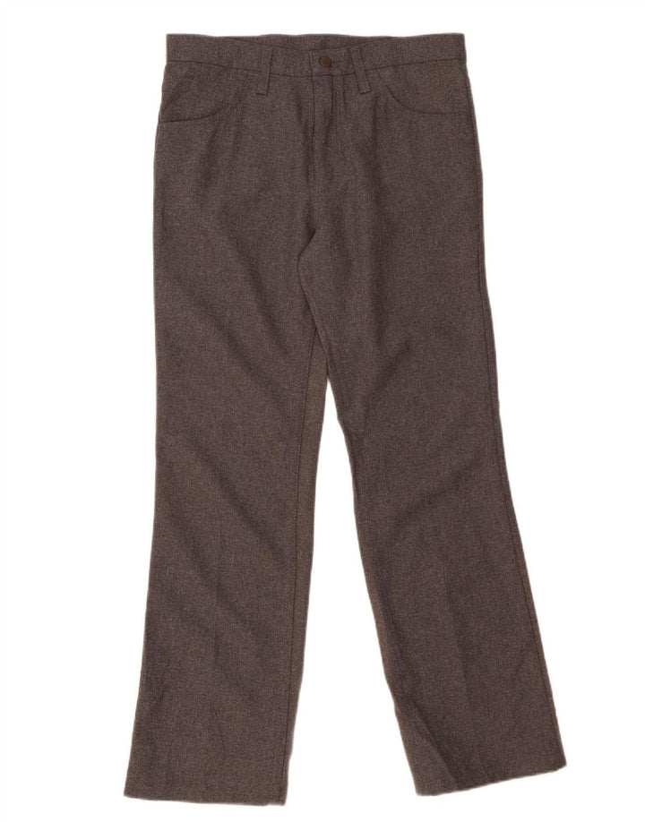 WRANGLER Pantalon décontracté droit femme W33 L30 Gris Polyester