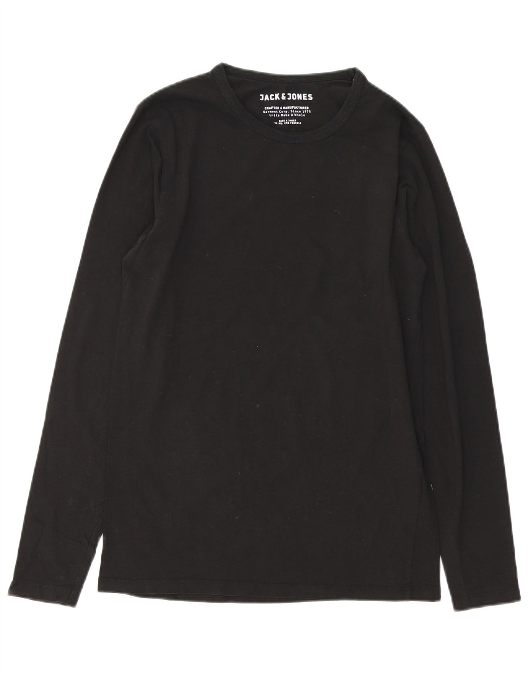Jack & Jones Haut à Manches Longues Homme Noir Moyen Coton