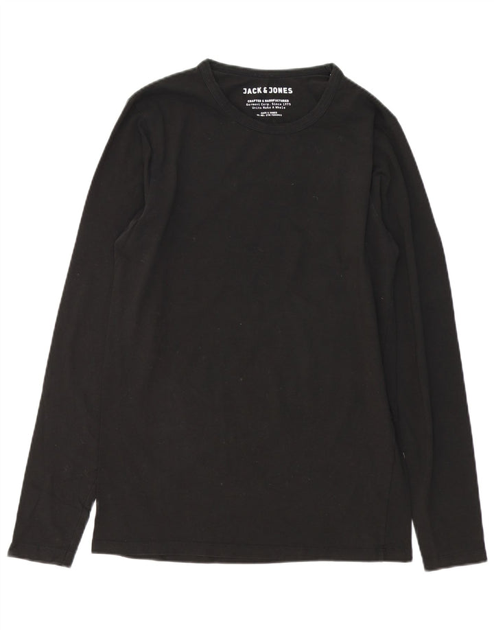 Jack & Jones Haut à Manches Longues Homme Noir Moyen Coton