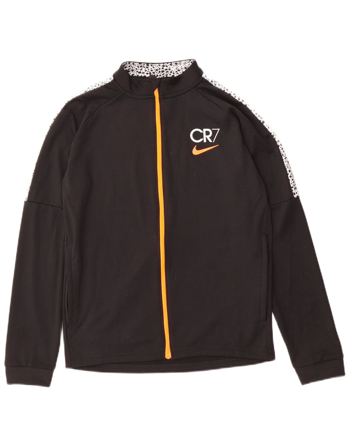 NIKE Veste de survêtement Cristiano Ronaldo pour garçon 12-13 ans Noir Taille L