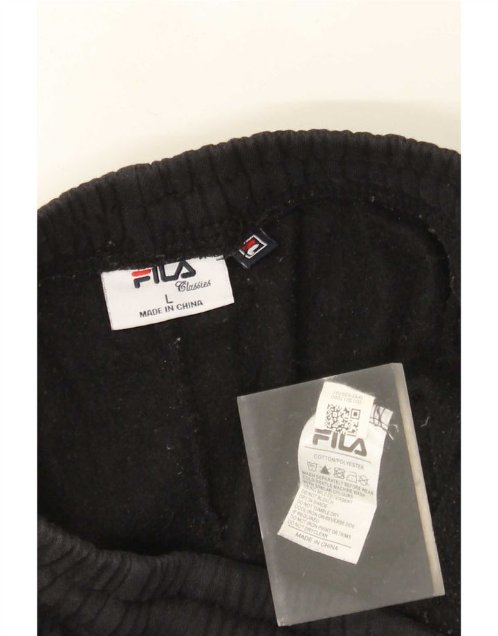 Fila Homme Pantalon De Survêtement Joggers Large Noir Coton