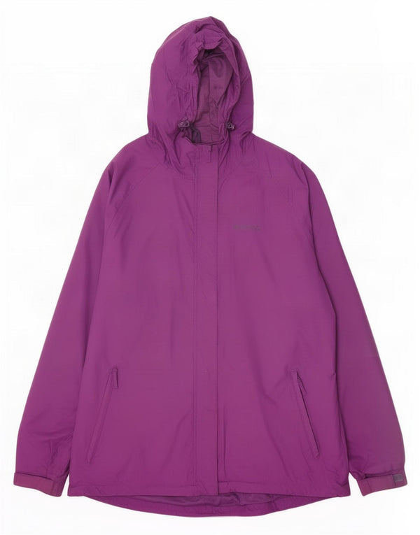 Mountain Warehouse Veste de pluie à capuche pour femme UK 22 3XL Violet Nylon