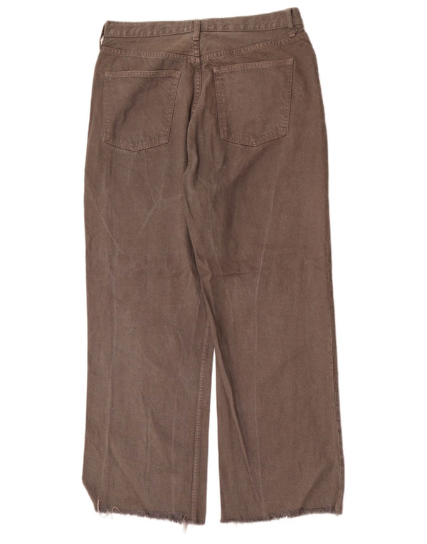 Zara Jean taille haute pour femme EU 42 Large W32 L29 Gris