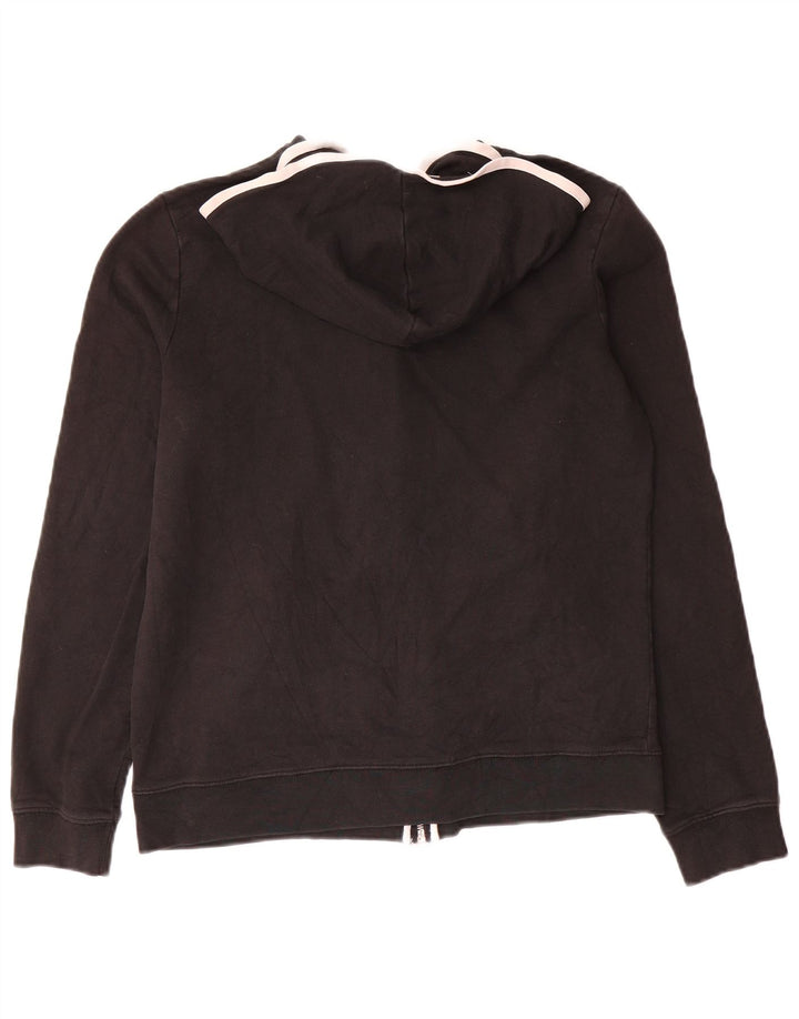 Chaps Pull à capuche zippé pour femme UK 44 Noir moyen