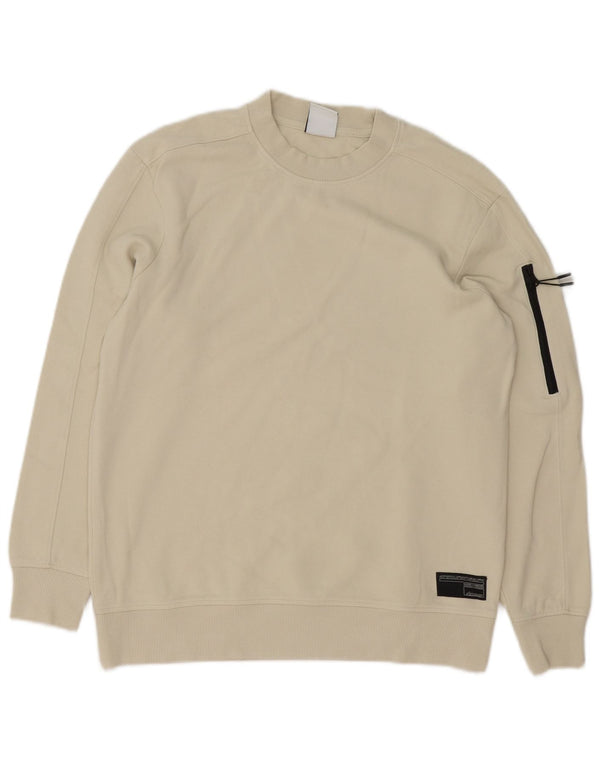 Zara Homme Sweatshirt Jumper Petit Cassé Coton