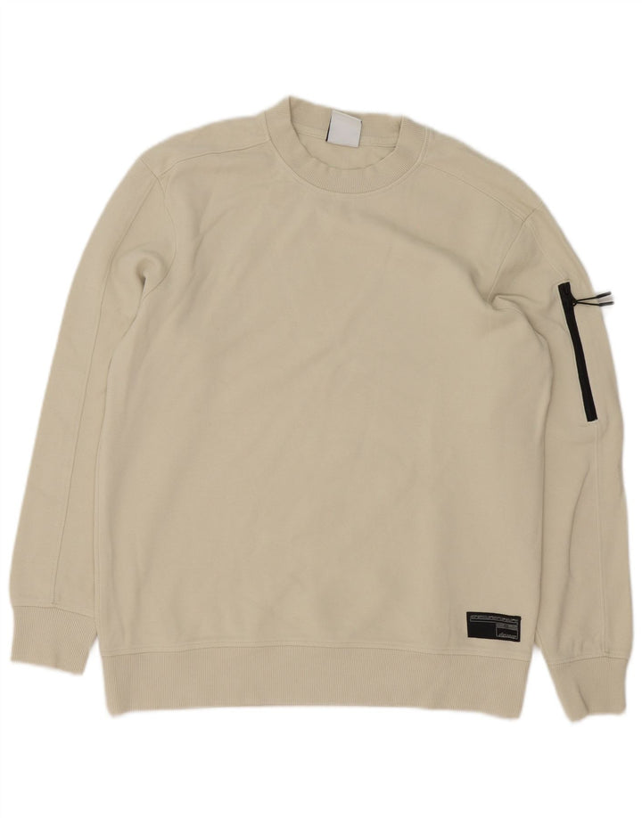 Zara Homme Sweatshirt Jumper Petit Cassé Coton