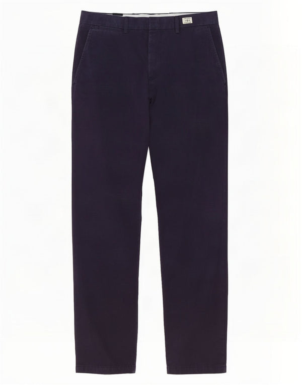 Tommy Hilfiger Pantalon Chino Droit Homme W32 L32 Bleu Marine Coton