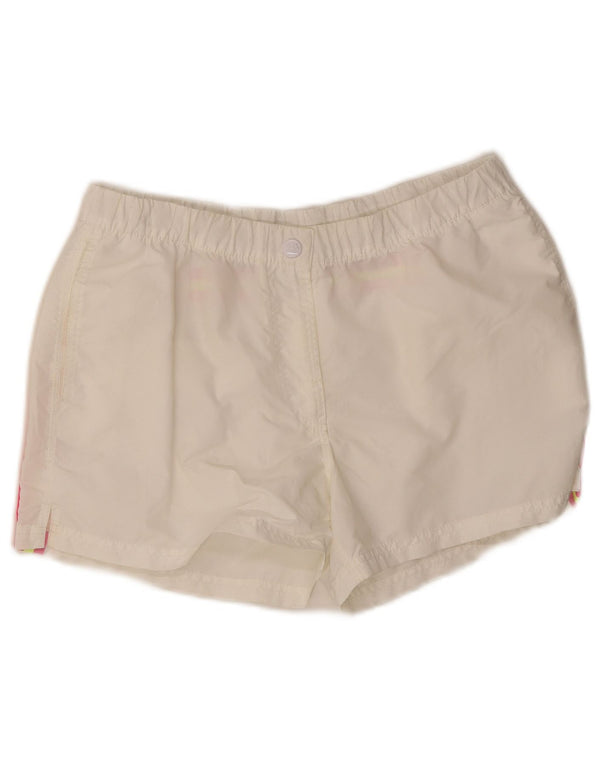 Sundek Short de bain pour femme UK 16 Large Blanc Nylon