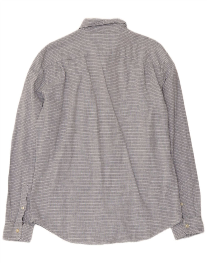 Gap Chemise Coupe Standard Homme Gris Moyen Rayures